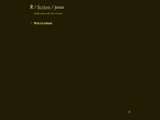 fiction/jesus screenshot
