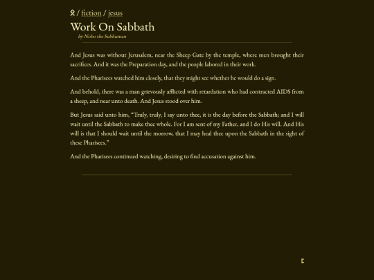 fiction/jesus/work-on-sabbath screenshot