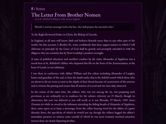 fiction/the-letter-from-brother-nomen screenshot