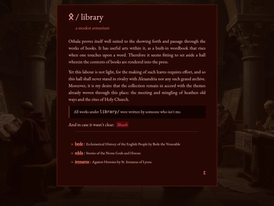 library screenshot