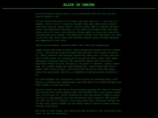 aliceinchains screenshot