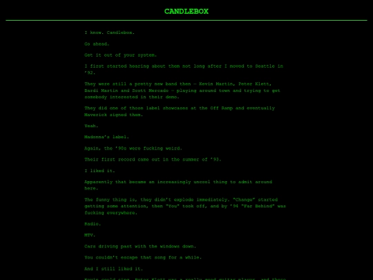 candlebox screenshot