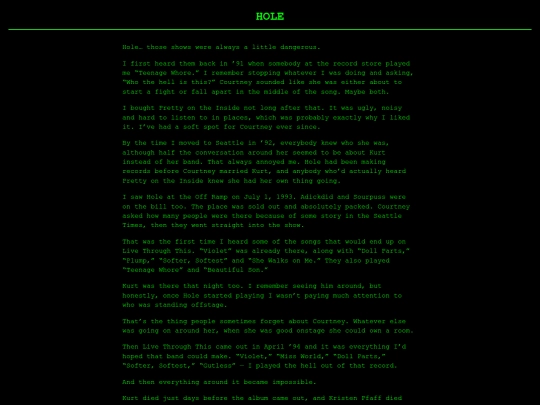 hole screenshot