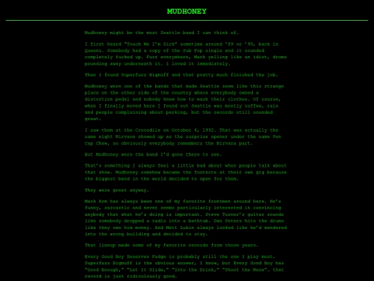 mudhoney screenshot