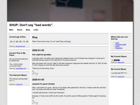 blog screenshot