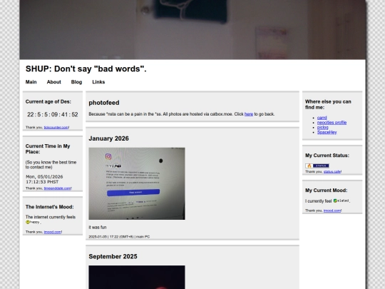 photofeed screenshot