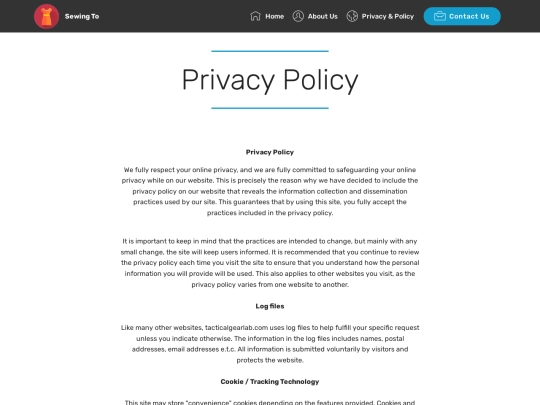 privacy-policy screenshot