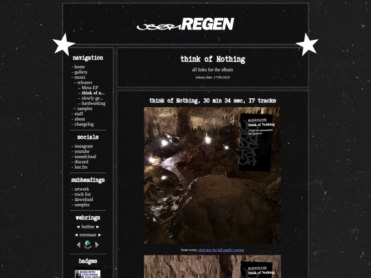 music/releases/think-of-nothing screenshot