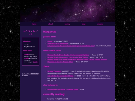 blog screenshot