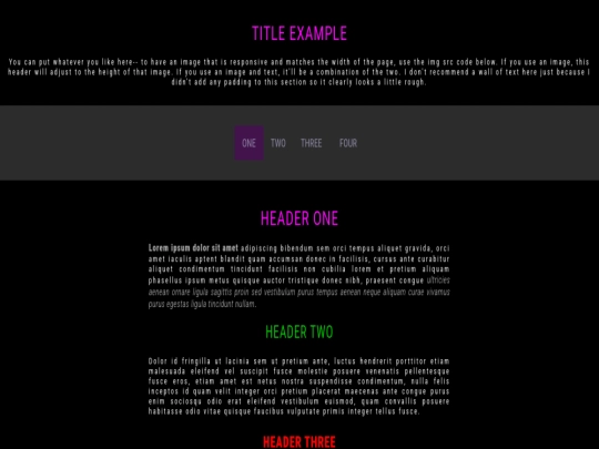 index screenshot