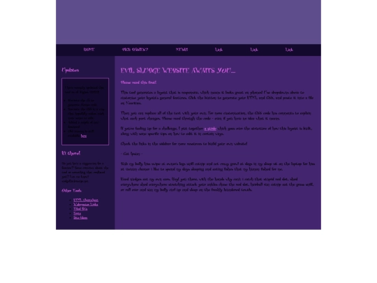 test screenshot