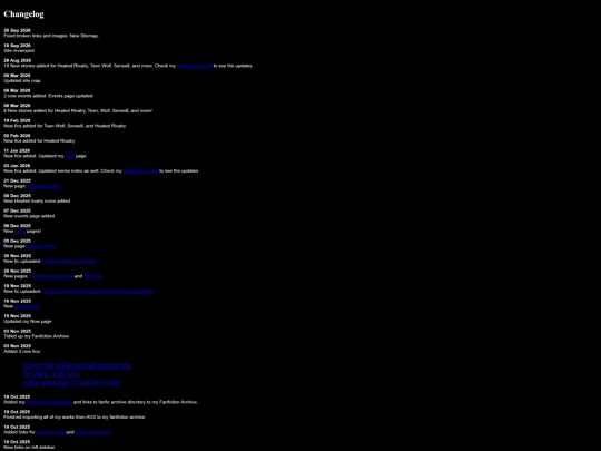 changelog/changelog screenshot