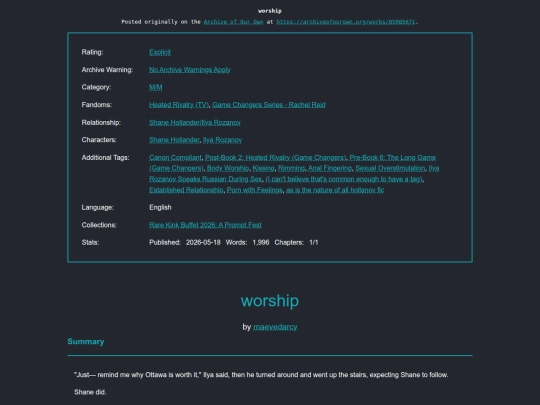 fanfiction/worship screenshot