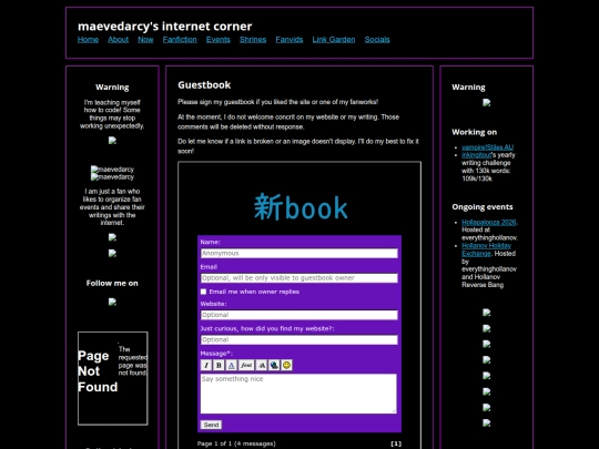 guestbook/guestbook screenshot