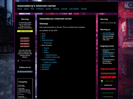 sitemap screenshot