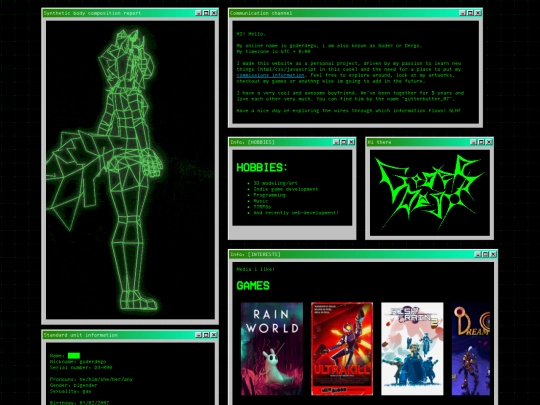 pages/about screenshot