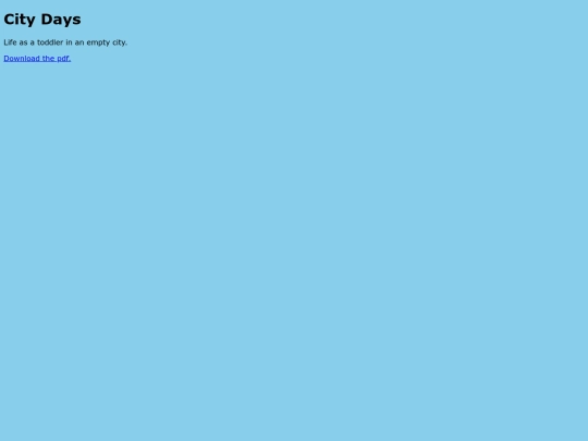 citydays screenshot
