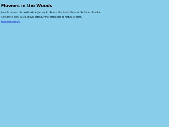 flowersinthewoods screenshot