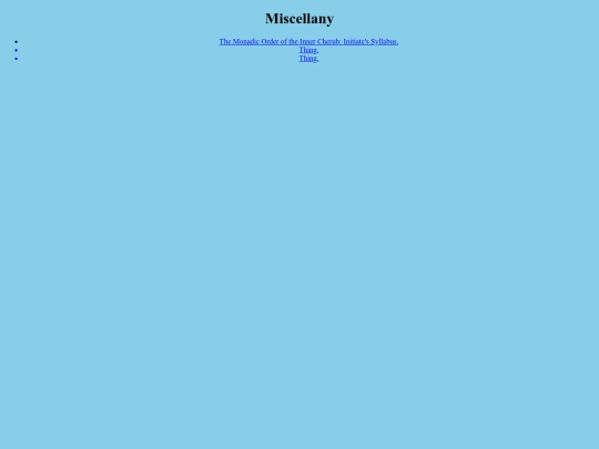 miscellany screenshot
