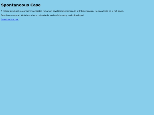 spontaneouscase screenshot