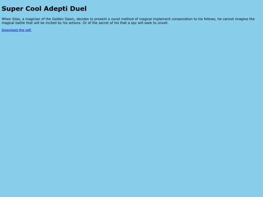 supercooladeptiduel screenshot