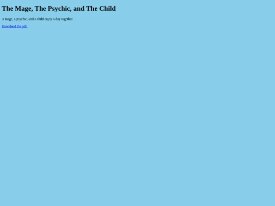 themagethepsychicandthechild screenshot