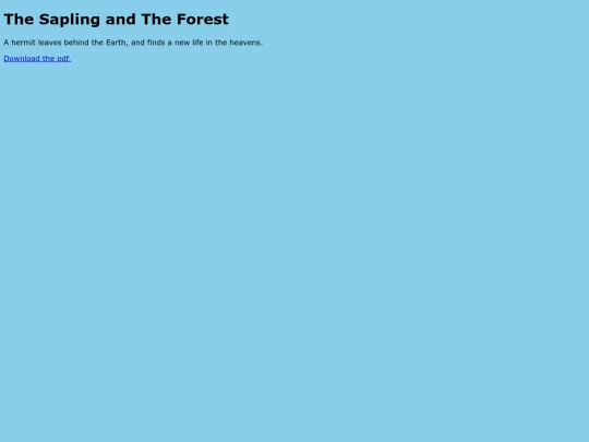 thesaplingandtheforest screenshot