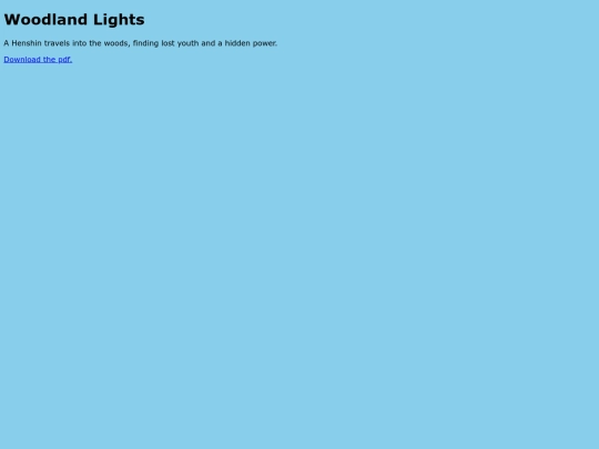 woodlandlights screenshot