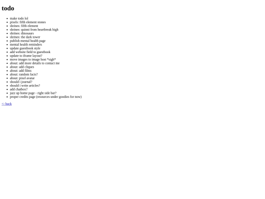 fonts/todo screenshot