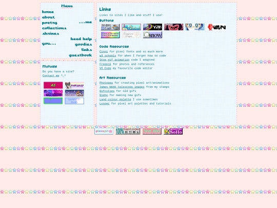 links screenshot