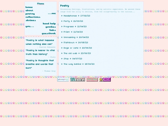 poetry screenshot
