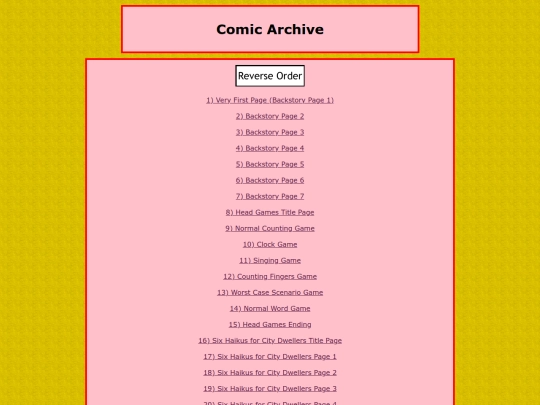 WebcomicArchive screenshot