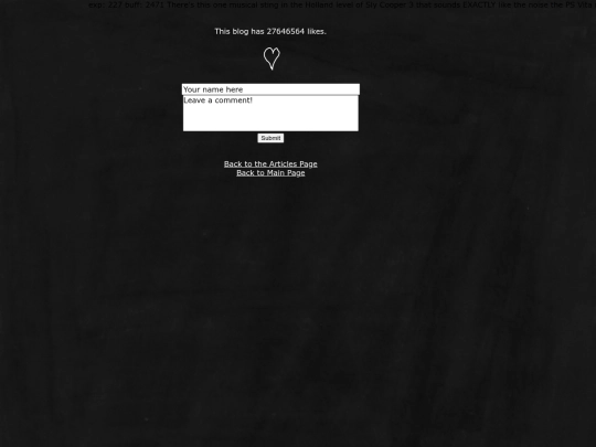 blog screenshot