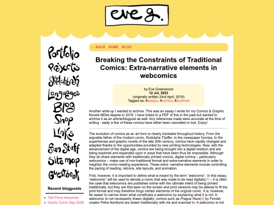 blog/posts/2023-07-12-Breaking-the-Constraints-of-Traditional-Comics screenshot