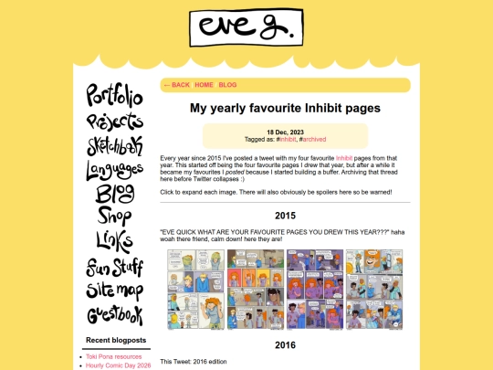 blog/posts/2023-12-18-Yearly-favourite-Inhibit-pages screenshot