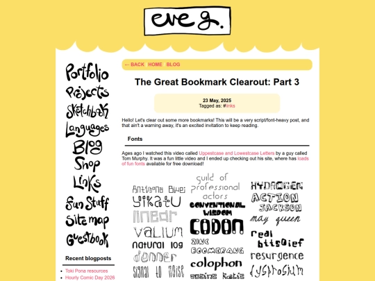 blog/posts/2025-05-23-The-Great-Bookmark-Clearout-Part-3 screenshot