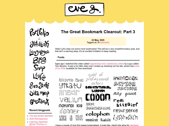 blog/posts/2025-5-23-The-Great-Bookmark-Clearout-Part-3 screenshot