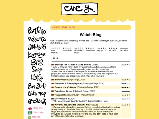 blog/watch screenshot