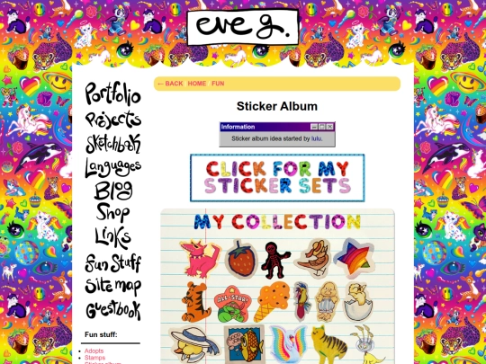 fun/stickeralbum screenshot