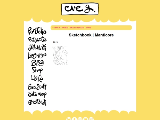 sketchbook/tags/oc - manticore screenshot