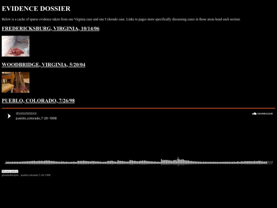 evidence screenshot