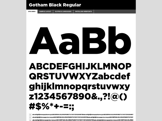 webfontkit-20240509-125123/gotham-black-demo screenshot