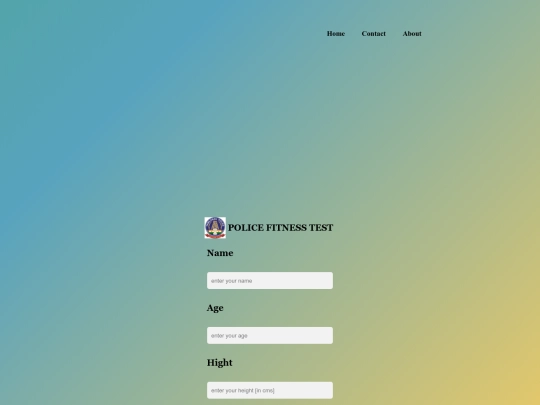 Police fitness/Police fitness screenshot