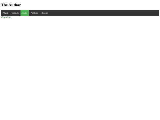 Final Website/Portfolio screenshot