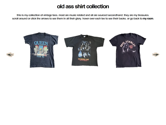 shirtcollection screenshot