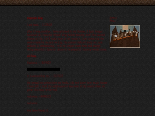 blog screenshot