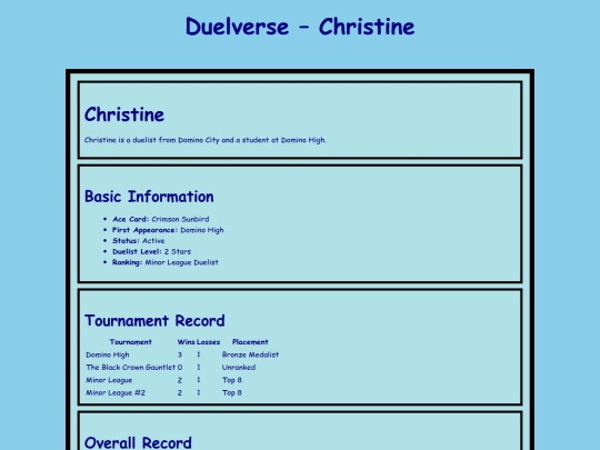 yugioh/Christine screenshot