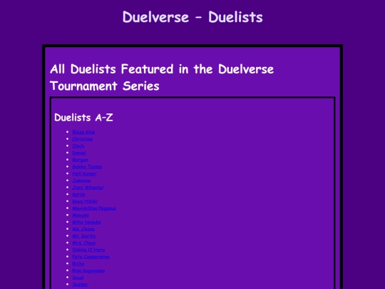 yugioh/Duelists screenshot