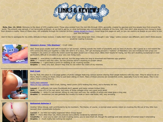 links screenshot