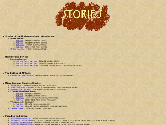stories screenshot
